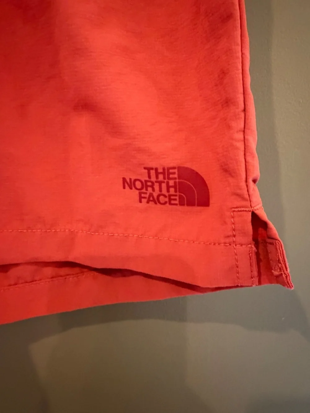 The North Face Men's Orange Swimming Trunks, Size Medium